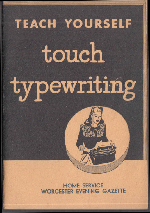 teach-yourself-touch-typewriting-how-to-booklet-1941-worcester-evening