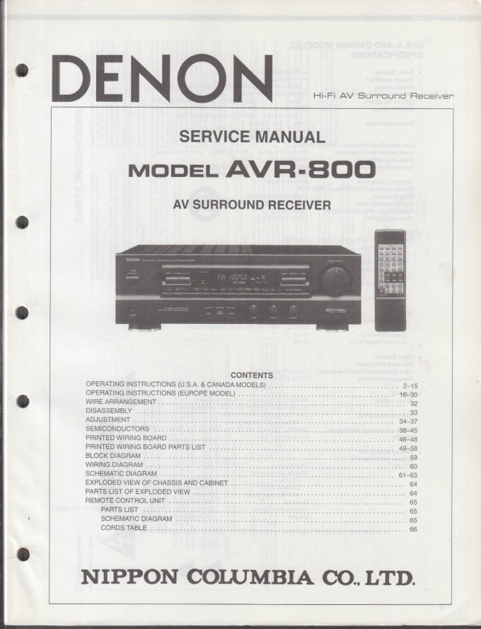 Denon avr-800 buy -