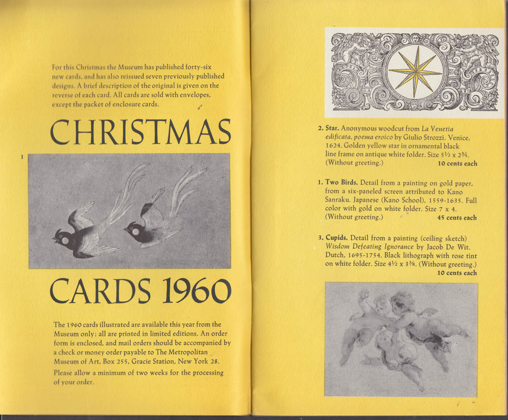 Met Christmas Cards 