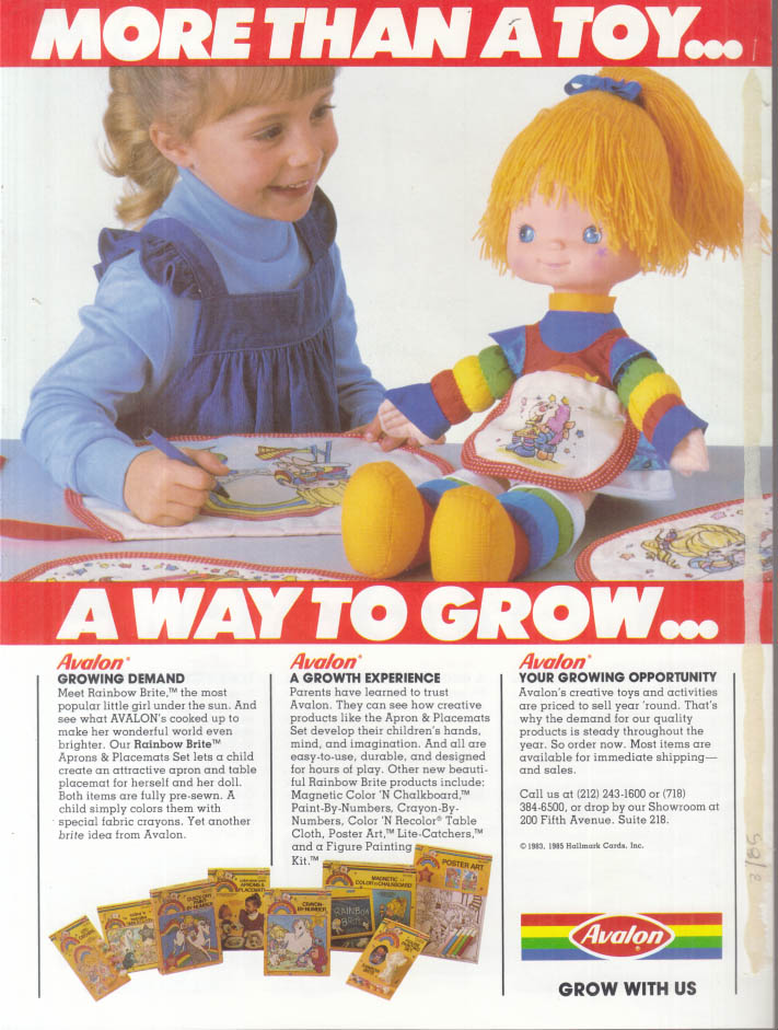 VTG 1985 Avalon Cabbage Patch Kids Knitting Kit Hat Mittens