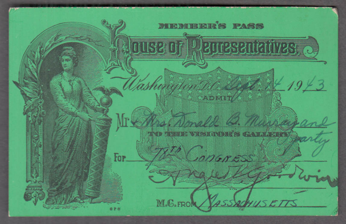 us-house-of-representatives-member-s-pass-1943-angier-l-goodwin