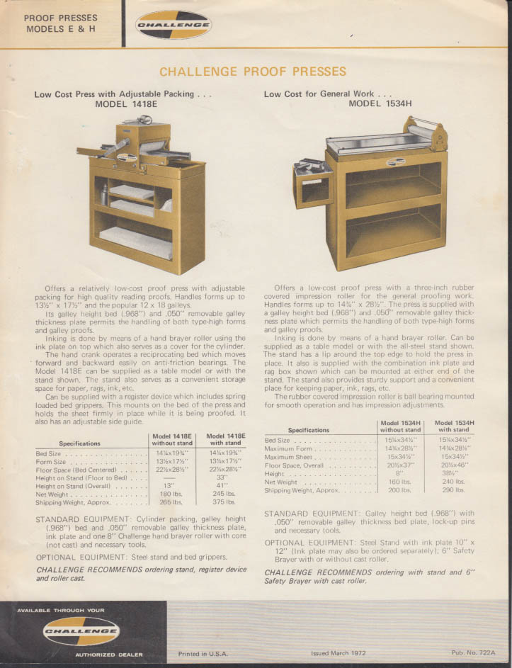 Photo Materials Premier Trimmer Paper Cutter Board sell sheet 1960s