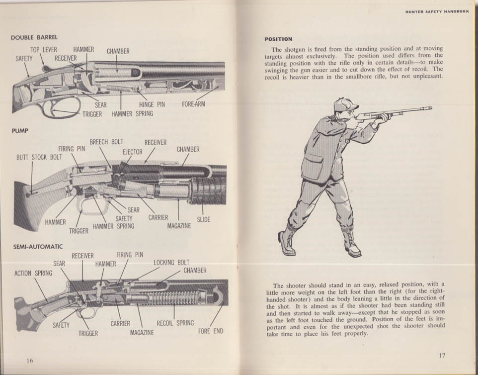 National Rifle Association NRA Hunter Safety Handbook 1959 1962