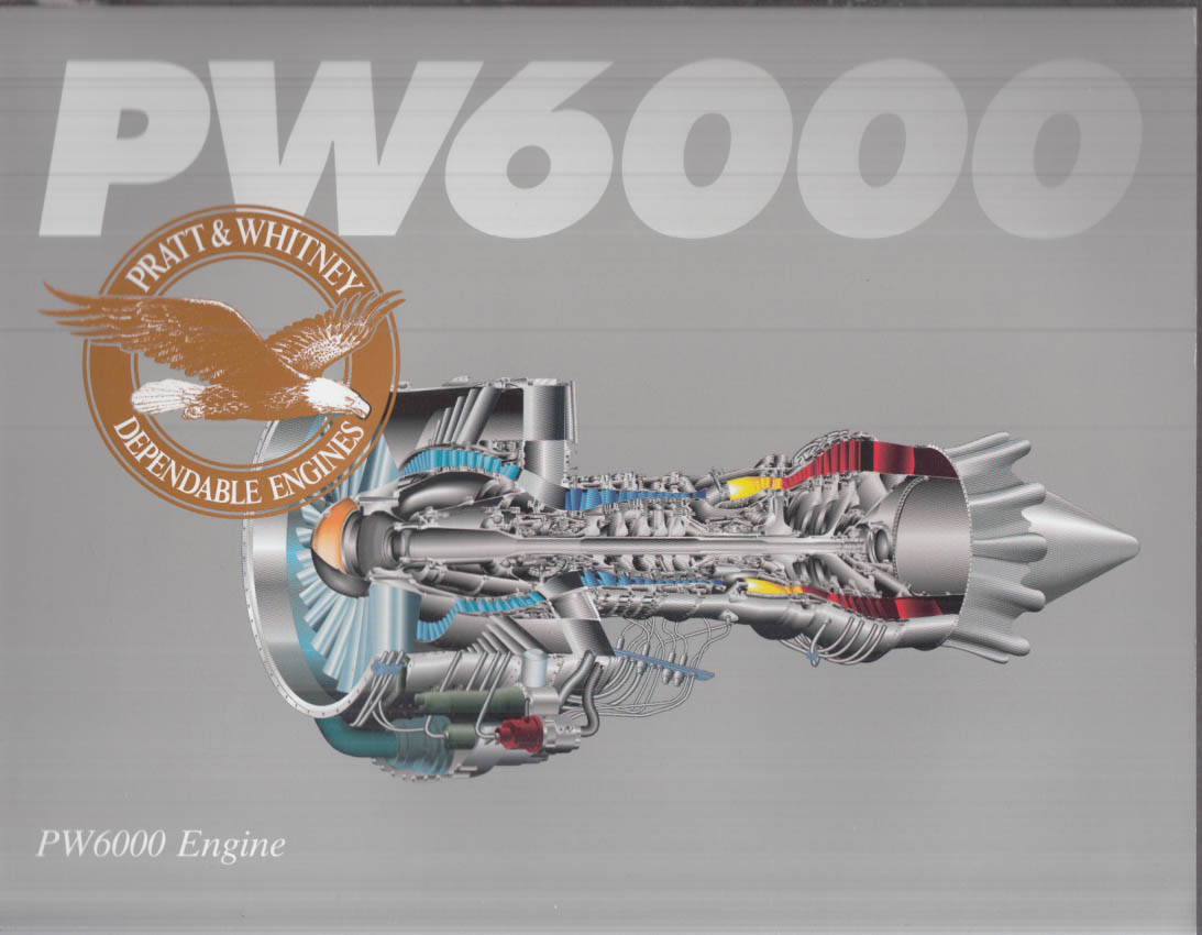 Pratt & Whitney Aircraft Pw6000 Jet Engine Sell Sheet 2002