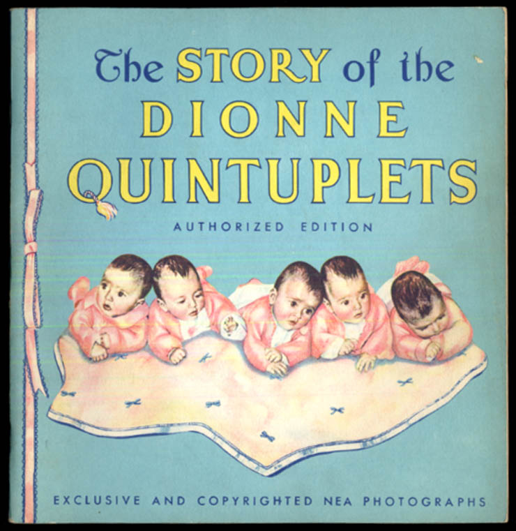 the-story-of-the-dionne-quintuplets-authorized-edition-whitman-1953