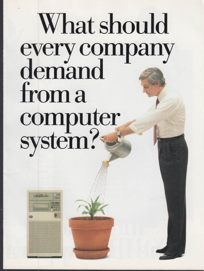 Ibm Application System Ad Insert Alan Alda Harry Morgan