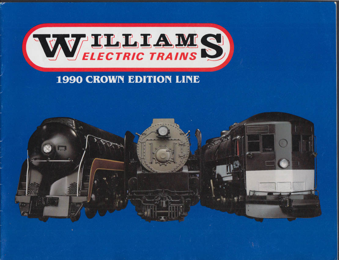 1990 Williams OGauge Crown Edition Electric Trains catalog N&W 484 J