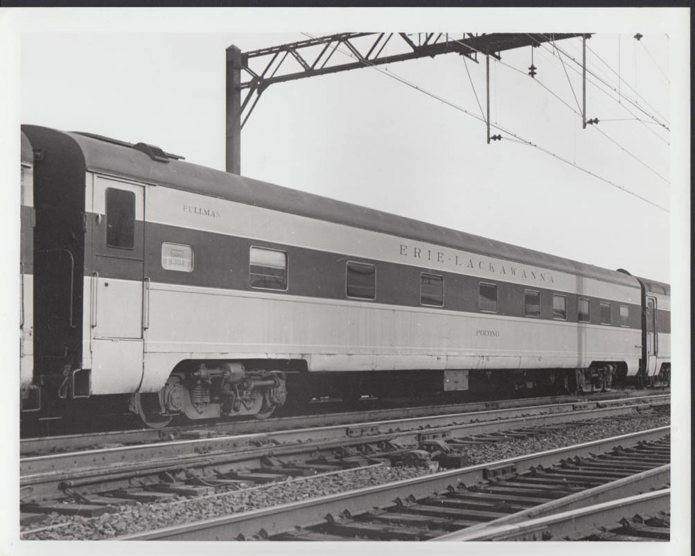 Erie Lackawanna Rr Photo Pullman Sleeper Pocono At Dover Nj 1965