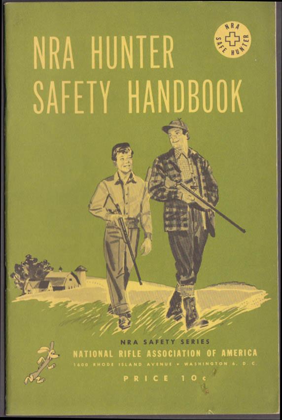 National Rifle Association NRA Hunter Safety Handbook 1957 1959