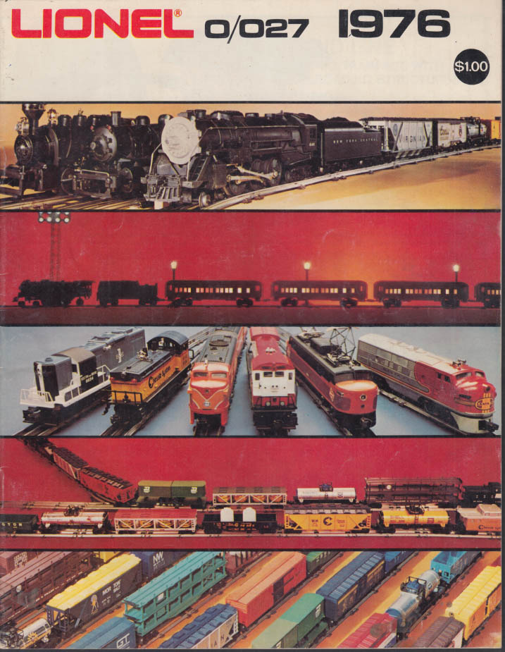 Lionel Fundimensions O 27 Gauge And O Gauge Electric Trains Catalog 1976