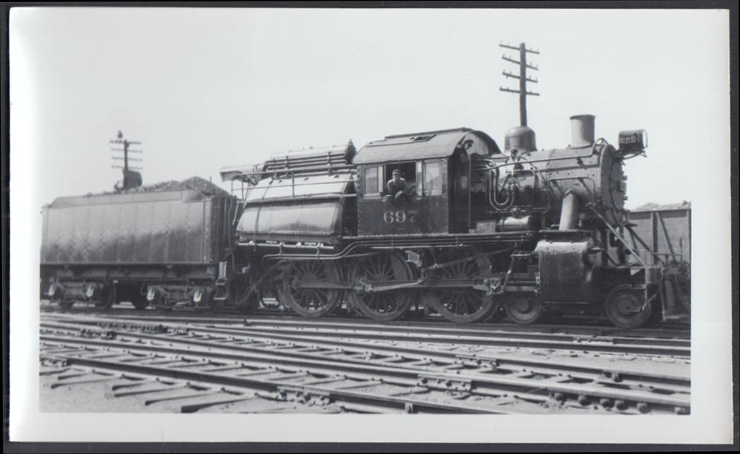 Reading Railroad Camelback 4-6-0 Steam Locomotive #697 Photo