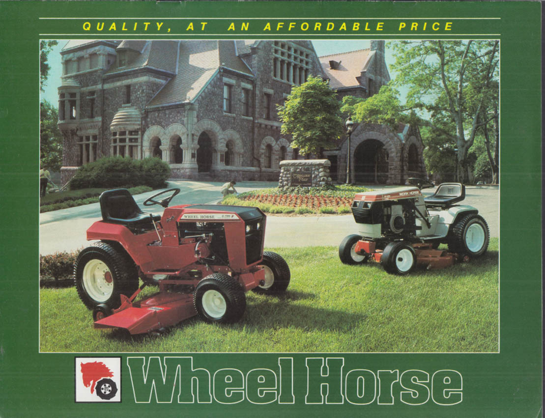 Wheel horse lawn online tractor