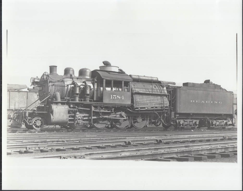 Reading RR I8-b Camelback Steam Locomotive #1584 Photo