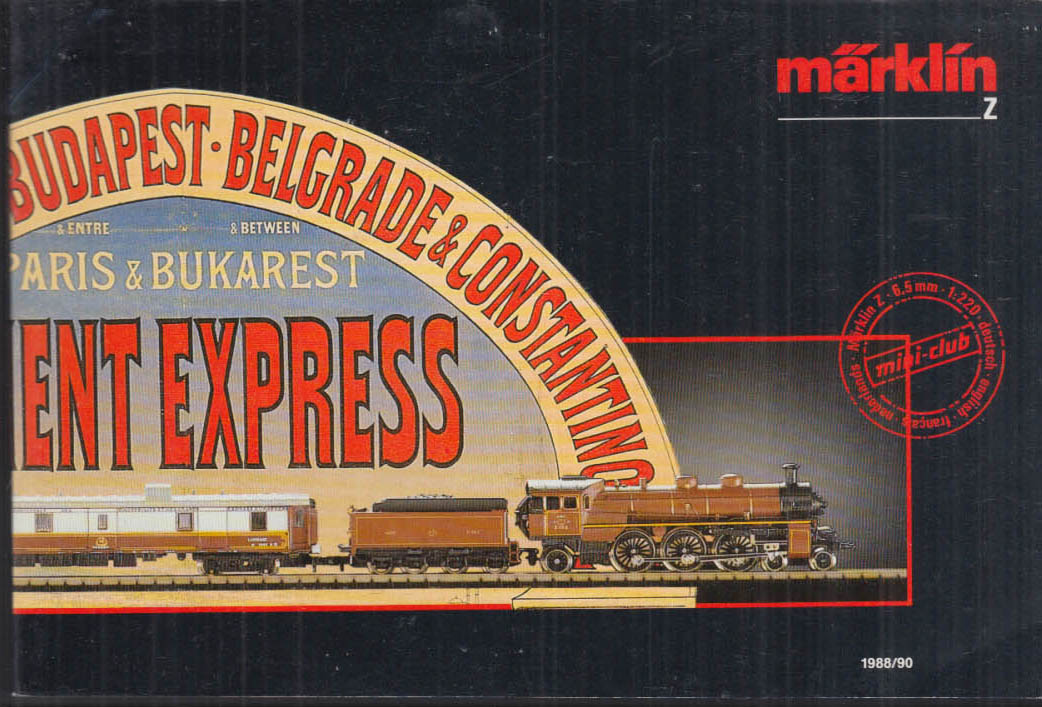 1988-1990 Marklin Z-Gauge Electric Train catalog