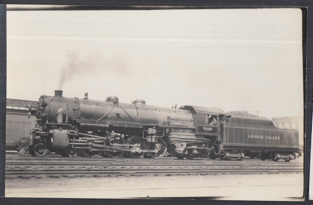 Lehigh Valley RR 482 S1 steam 5000 photo WilkesBarre 1923