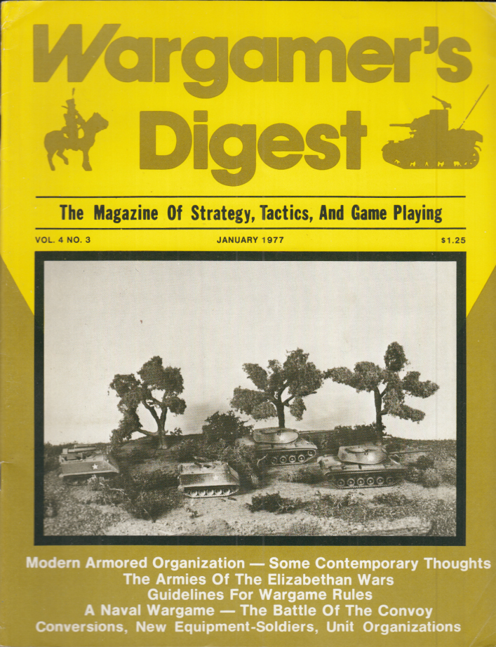 Wargamer's Digest 1 1977 V4n3: Modern Armored; Battle Of The Convoy; &c