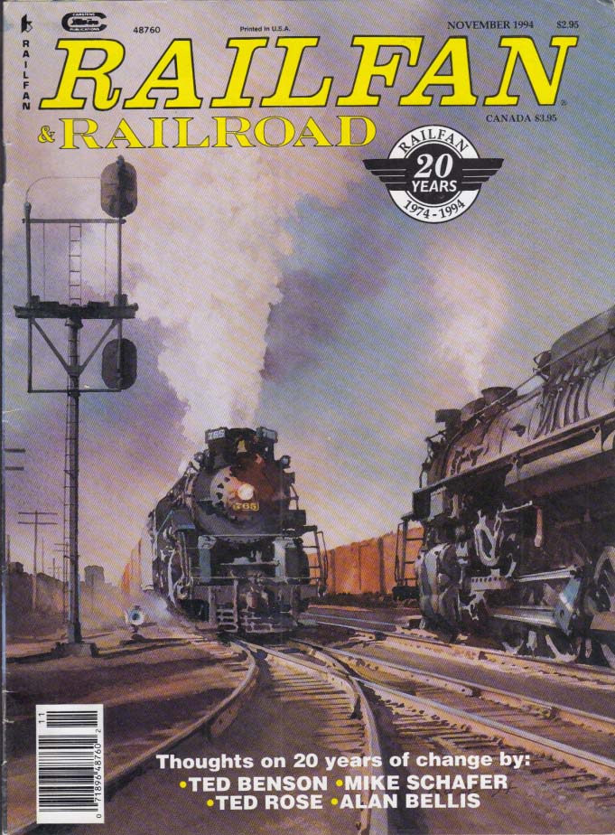 Railfan & Railroad 11 1994 20th Anniversary Issue