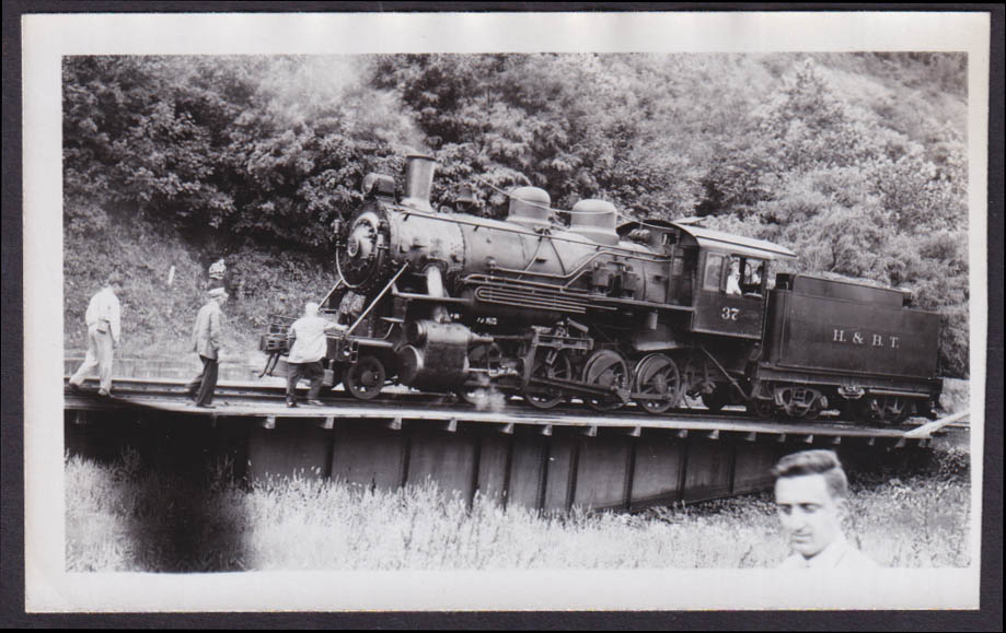 Huntingdon And Broad Top Mountain Rr 2 8 0 Steam Locomotive 37 Photo