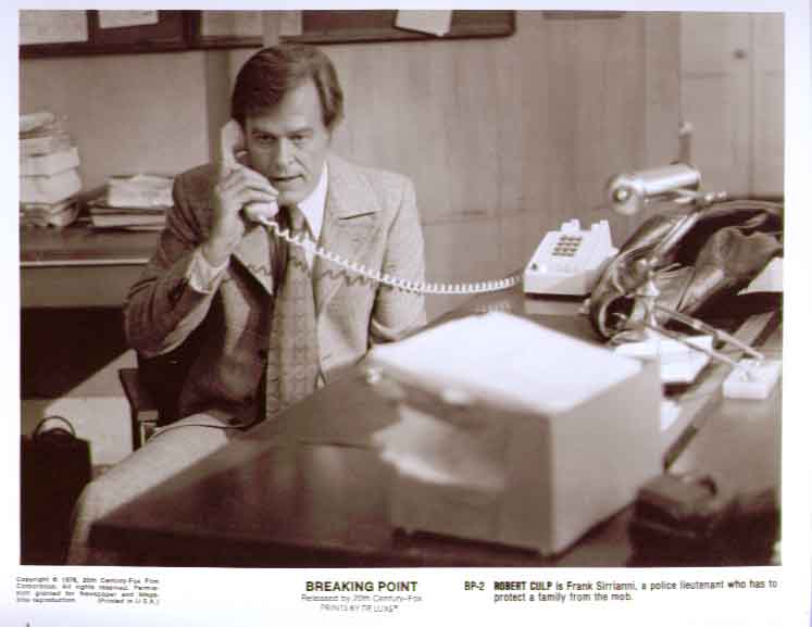 robert culp on phone: breaking point 1976 8x10 still 2