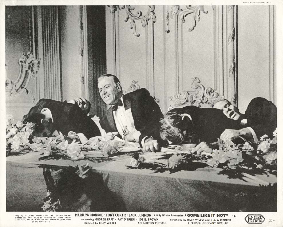 George Raft Some Like It Hot Lobby Card 1959 8930