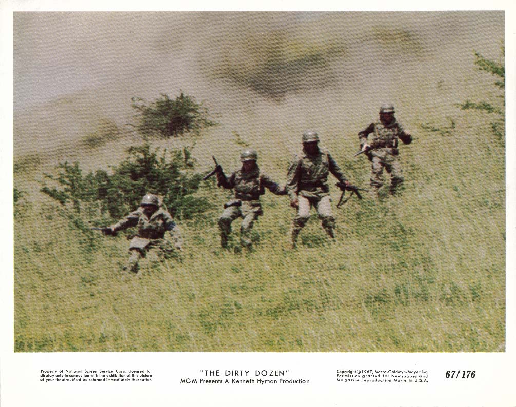 The Dirty Dozen Lobby Card 1967