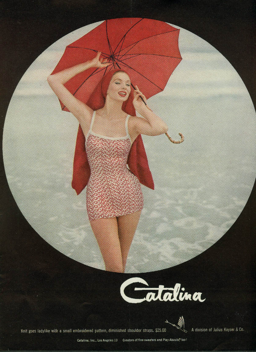 Catalina Knit Swimsuits Oldsmobile Ninety Eight Door Hardtop Ad