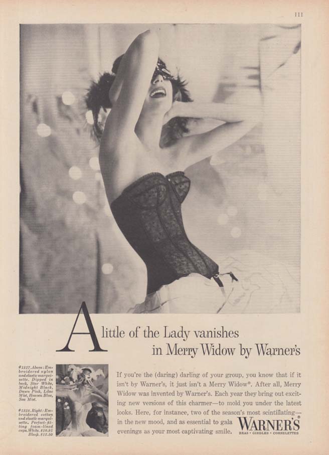 Vintage 1940's Warner Original Merry Widow bra