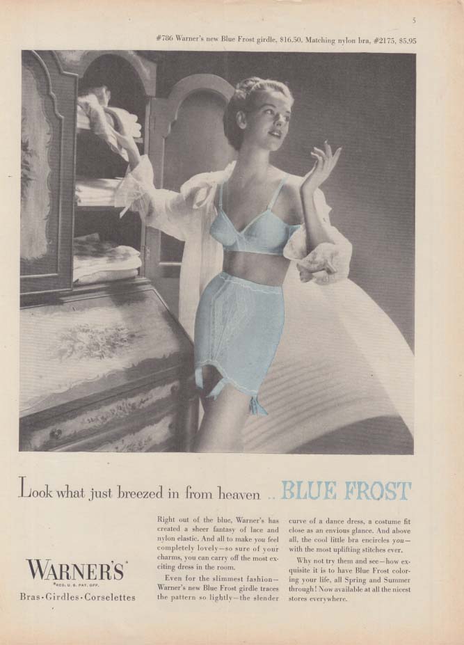 The bra with the perfect fit Warner's Tomorrow Bra ad 1961 LHJ