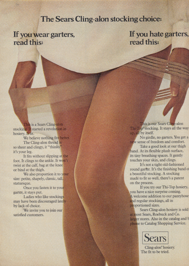 In Support of Freedom Sheerest Berkshire Pantyhose ad 1970