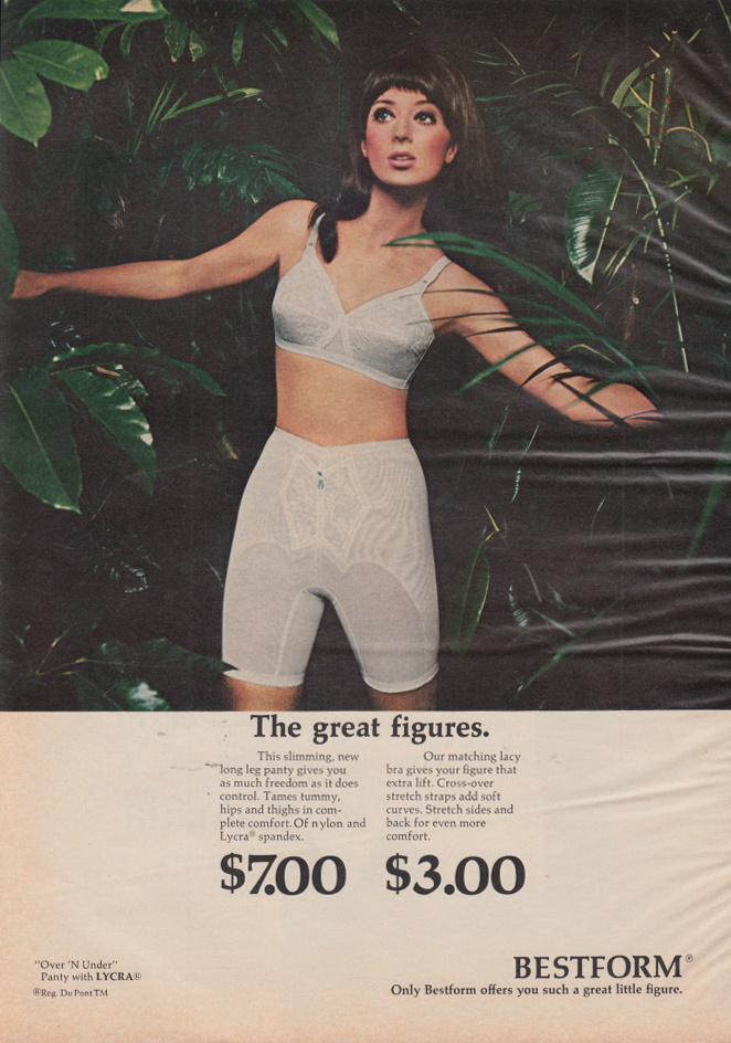 The Great Figures Bestform Panty Girdle And Bra Ad 1968 Rb