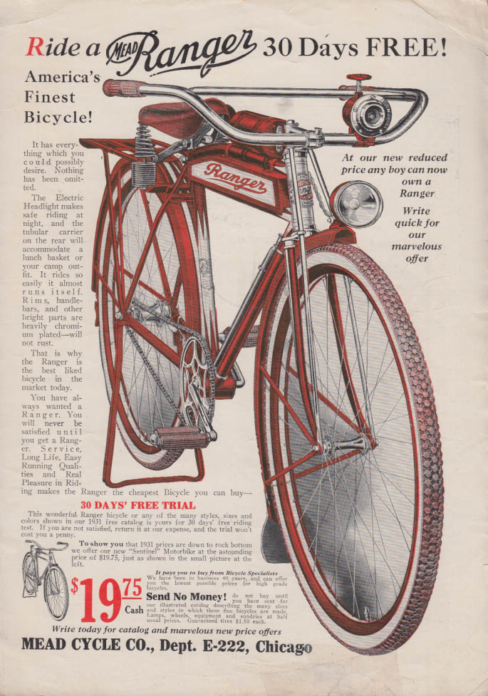 Mead best sale ranger bicycle