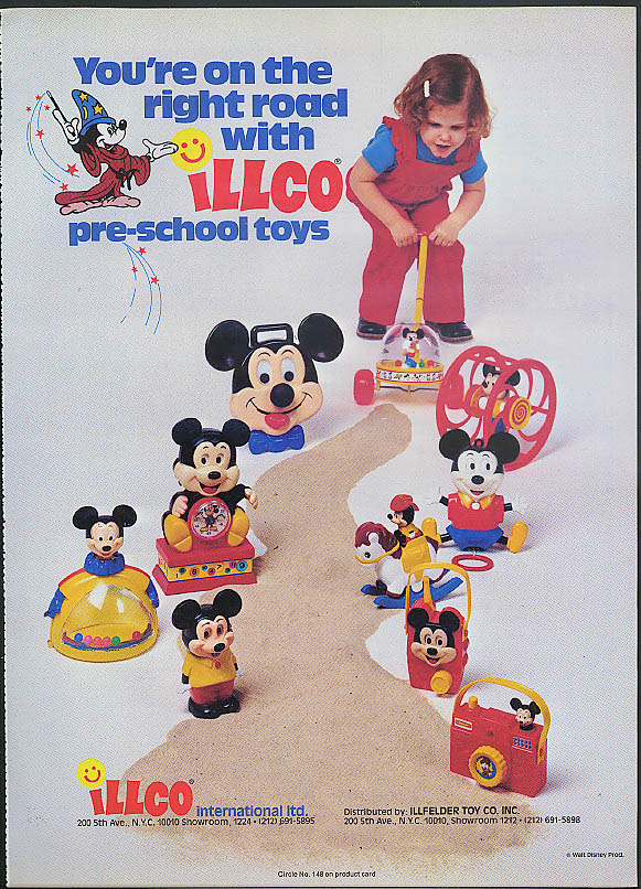 Mickey mouse illco clearance preschool toy