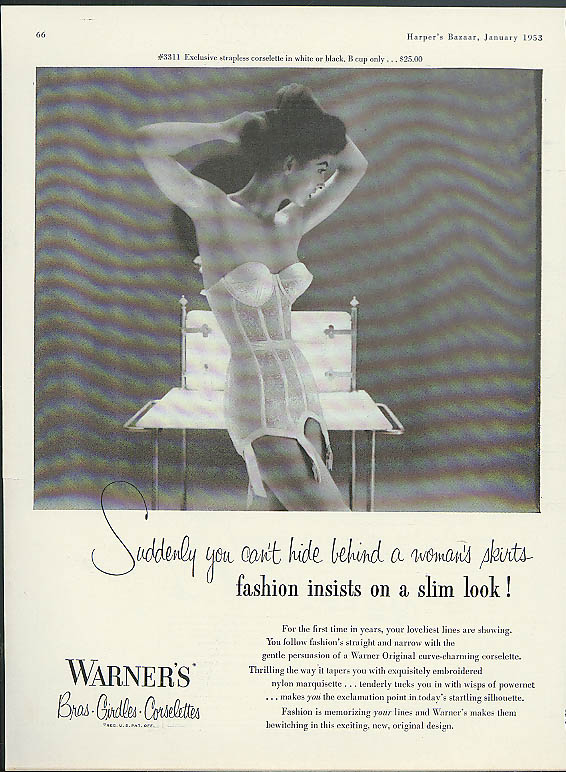1967 print Lingerie AD, BALI BRAS and GIRDLES Panty Girdle double page  -091914