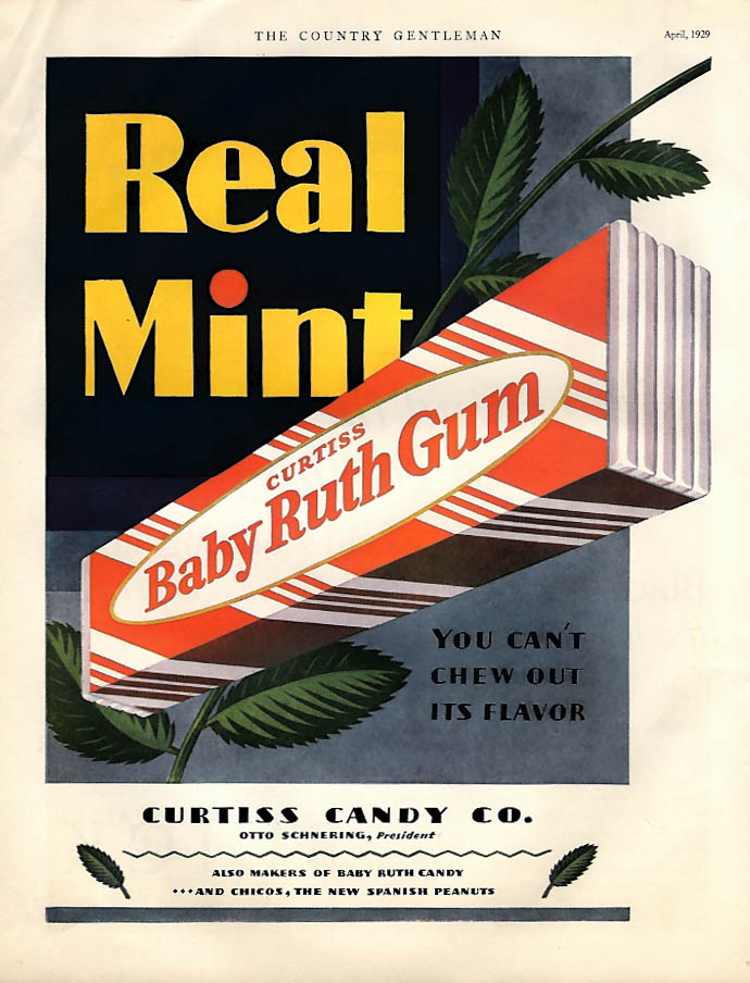 real-mint-you-can-t-chew-out-its-flavor-baby-ruth-gum-ad-1929-cg