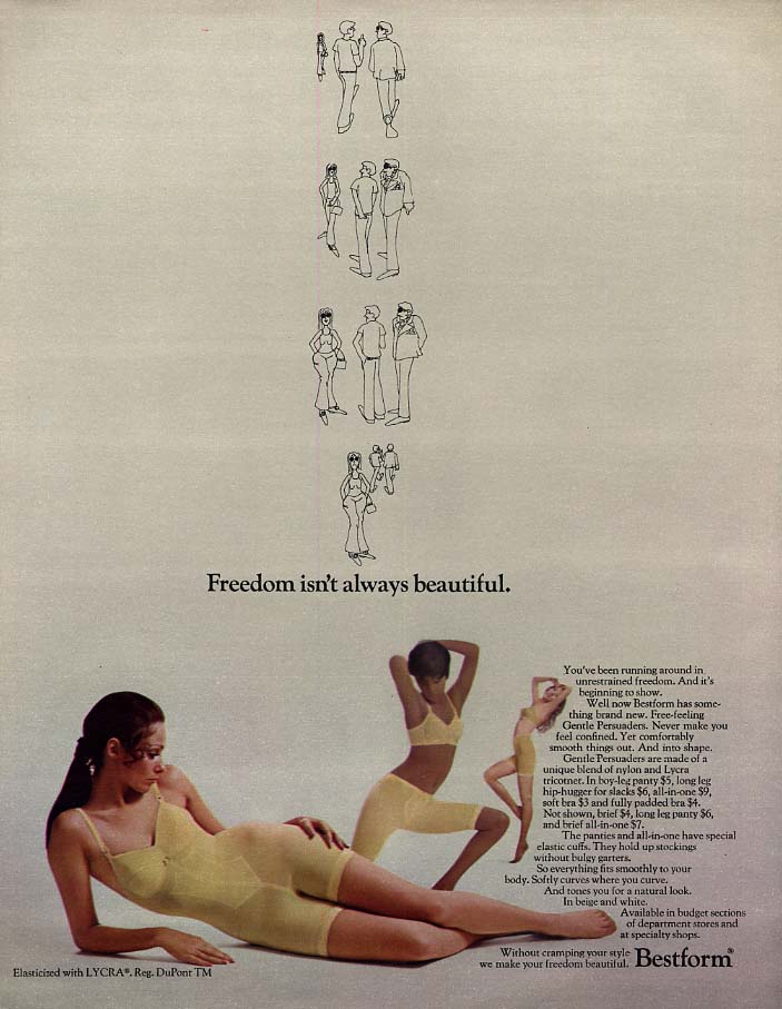 Freedom Front. A very moving experience Olga bra ad 1974