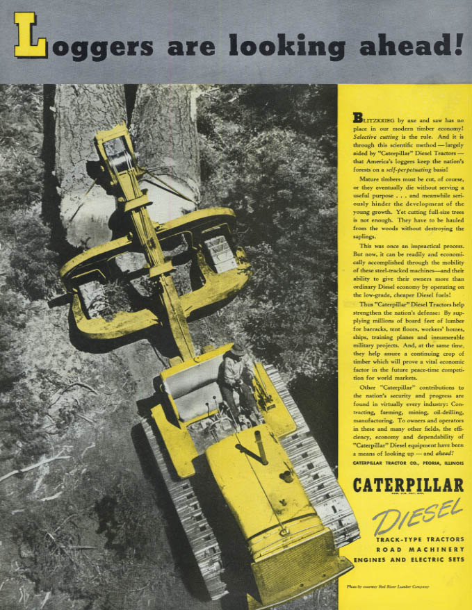 Caterpillar logger best sale