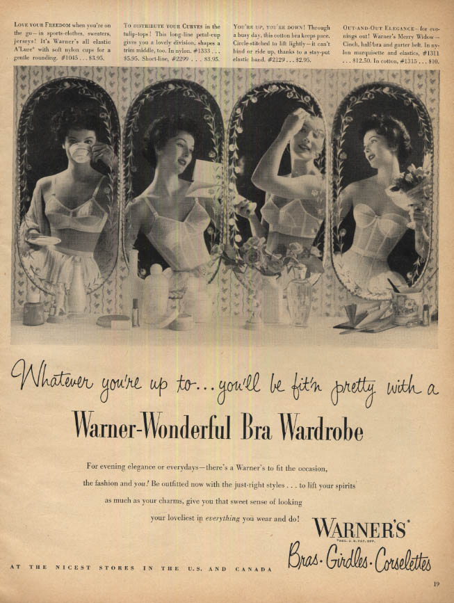 You're just a girl - Warner's Junior Intimates bra slip ad 1968
