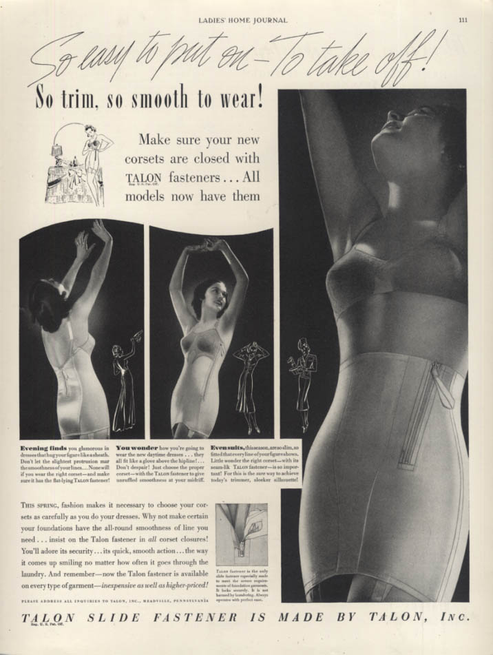 Round up in the Exquisite Form Fiber Fillys bra & girdle ad 1966