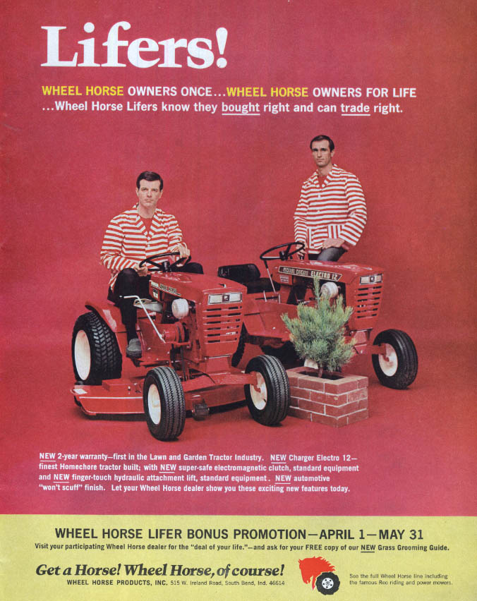 1968 wheel horse discount tractor