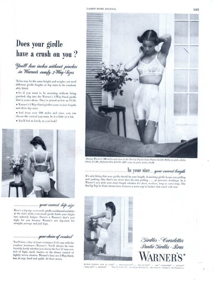 I dreamed I was lost in a London Fog in my Maidenform Bra ad 1957 17