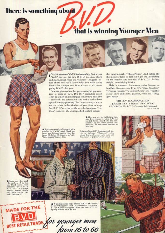 Mens Vintage BVD briefs  Vintage men, Clothes design, Fashion