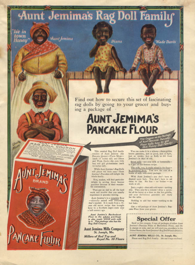 aunt jemima rag doll