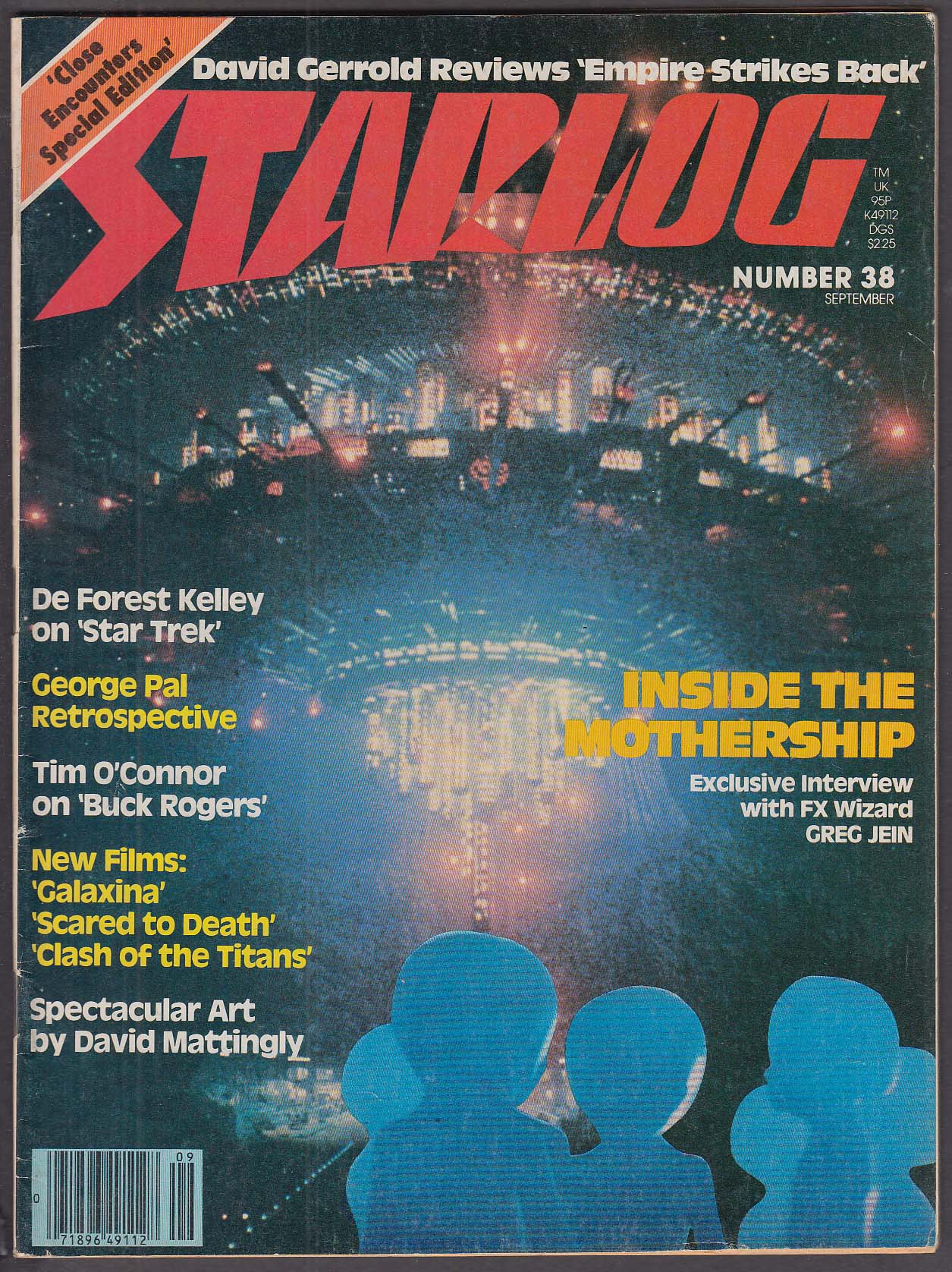 Starlog #38 De Forest Kelley Buck Rogers Empire Strikes Back 9 1980