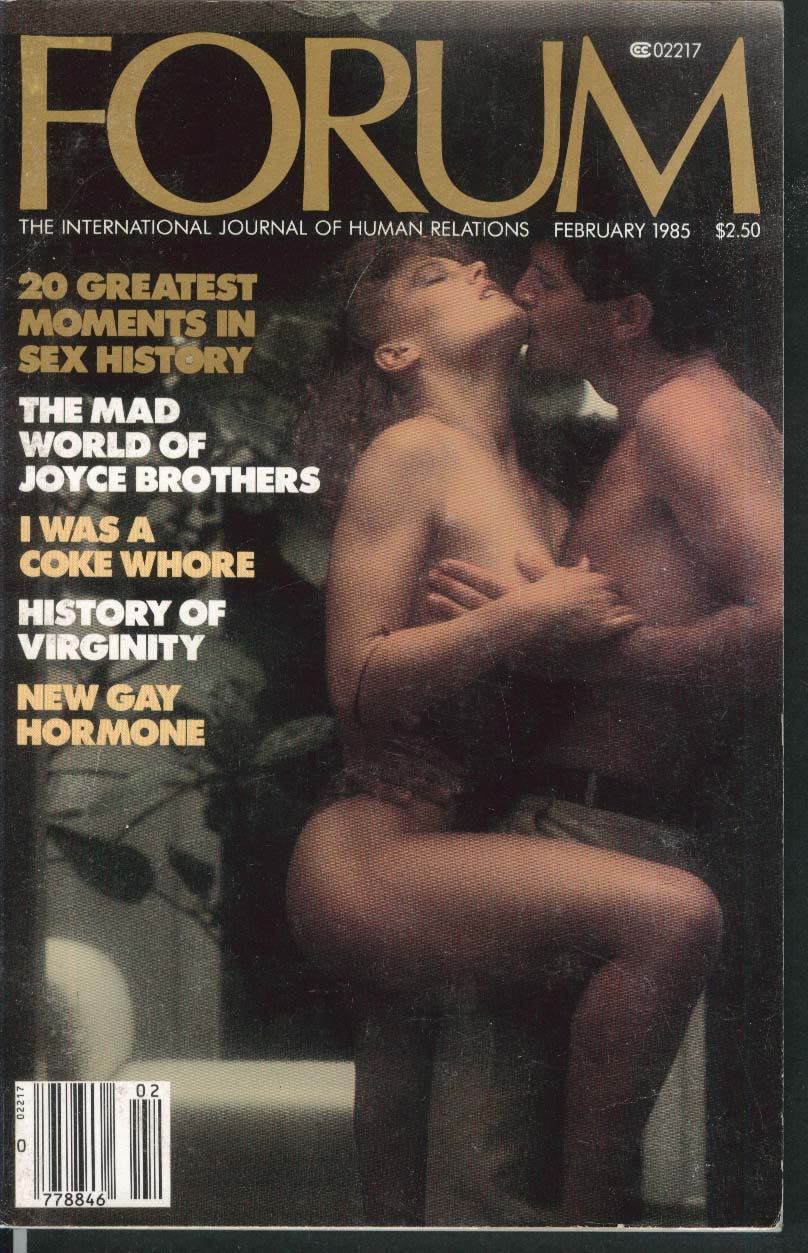 PENTHOUSE FORUM Joyce Brothers; new gay hormone etc. 2 1985