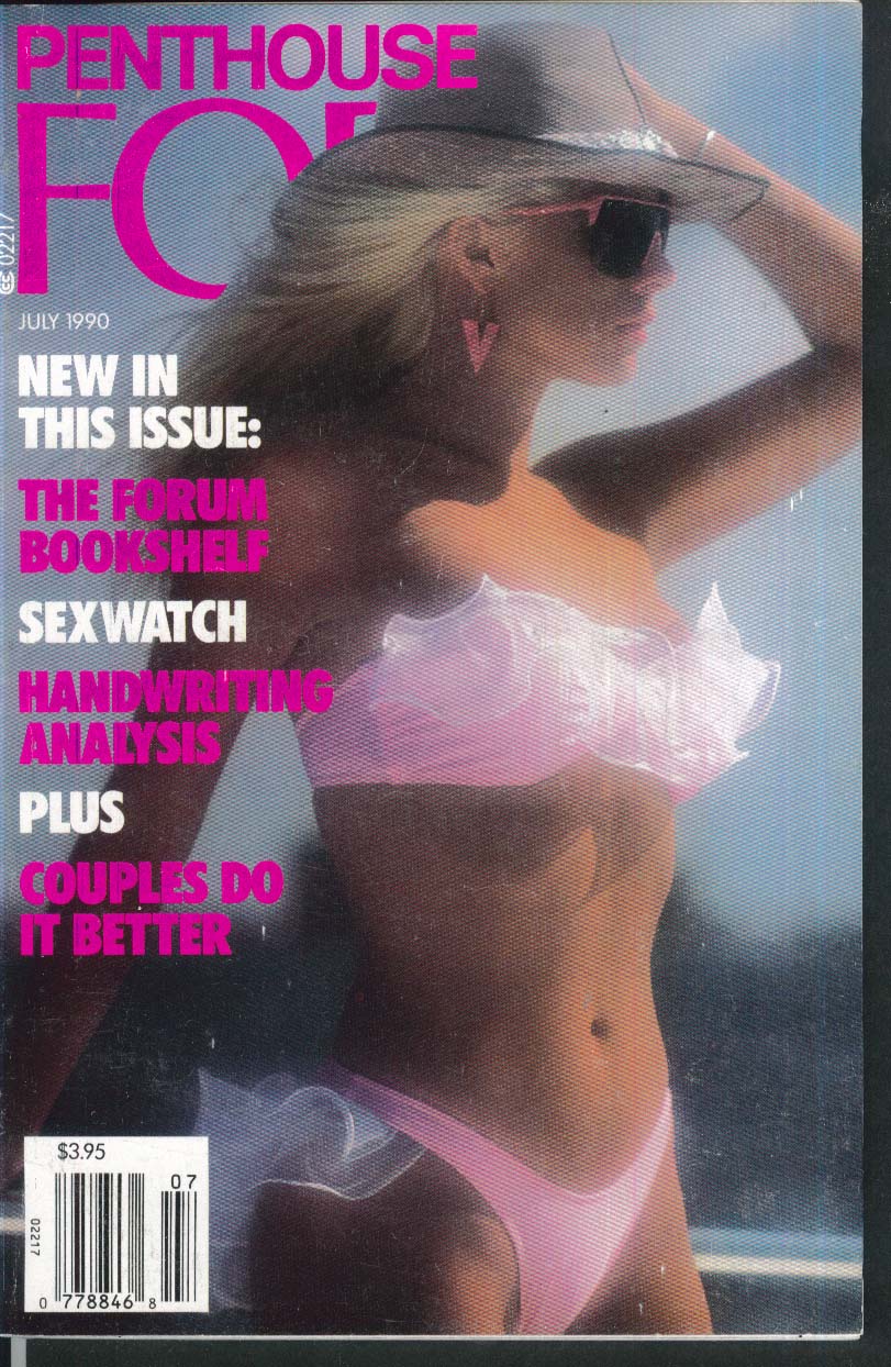 PENTHOUSE FORUM Sexwatch; Forum bookshelf 7 1990