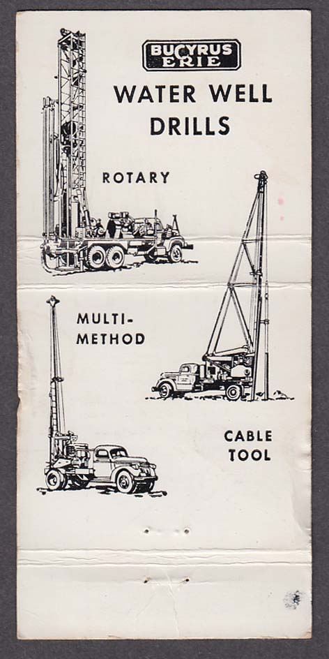 Bucyrus Erie Equipment Great Northern Tool & Supply Co Billings MT