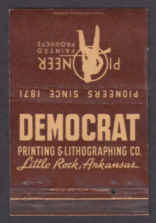 Democrat Printing & Lithographing Co Little Rock AR Pioneer Products