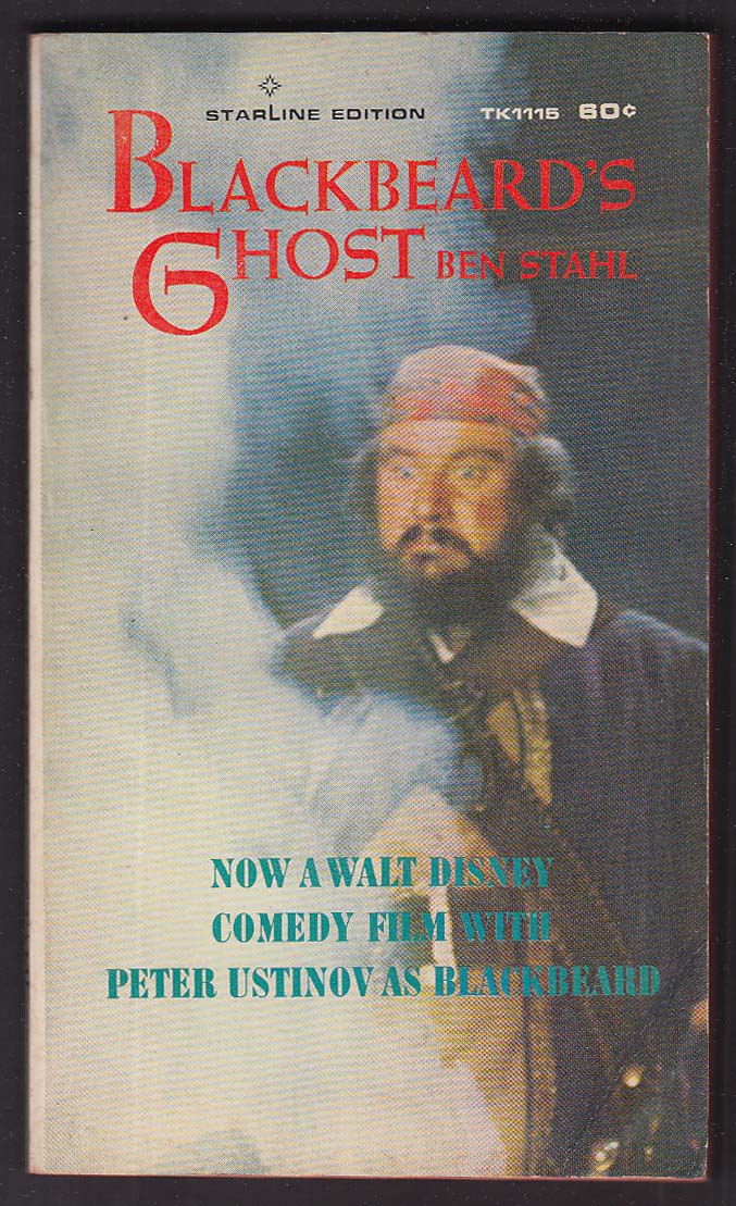 Ben Stahl: Blackbeard's Ghost 1st movie tie-in pb ed 1968 Peter Ustinov