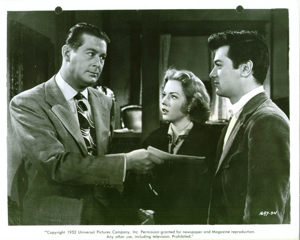 Don Defore Piper Laurie Tony Curtis No Room For The Groom X