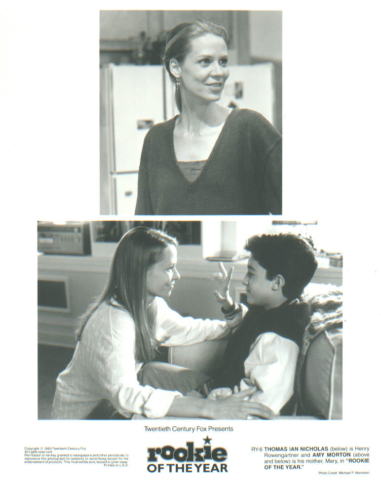 Amy Morton Thomas Ian Nicholas Rookie Of The Year X